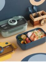 ظرف غذای مستطیلی طرح دوربین - Image 4