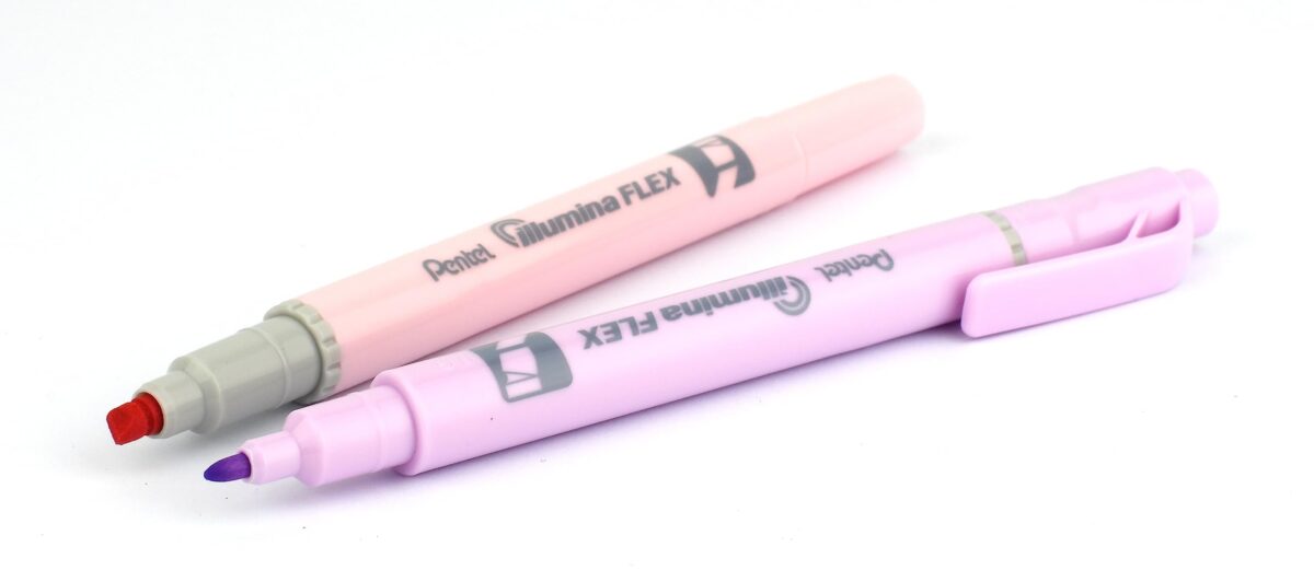 ست 8 رنگ ماژیک علامتگذار2 سر پاستیلی پنتل مدل Pentel SLW11P-8E - Image 3