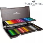 مداد رنگی 120 رنگ جعبه چوبی پلی کروموس فابرکاستل Faber Castell جعبه اصلی